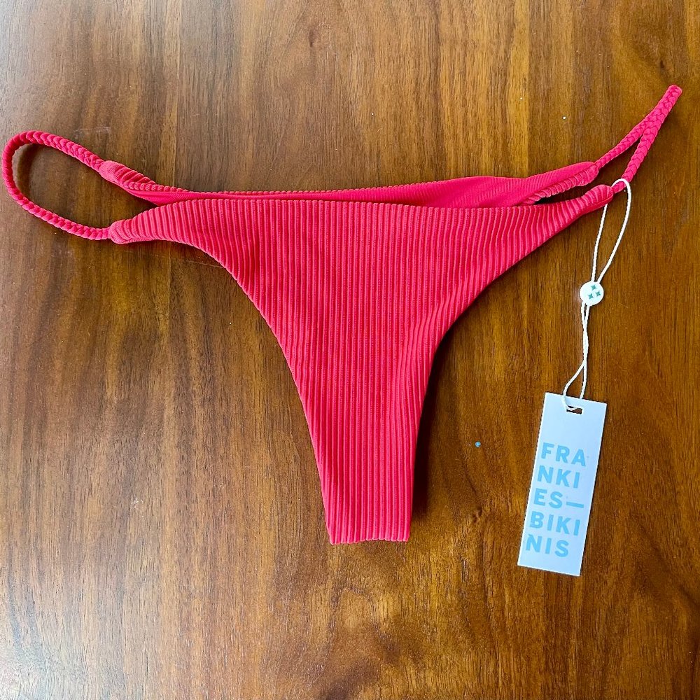 NWT Frankie's Bikini Bottoms Cherry ( Willa Sz M )